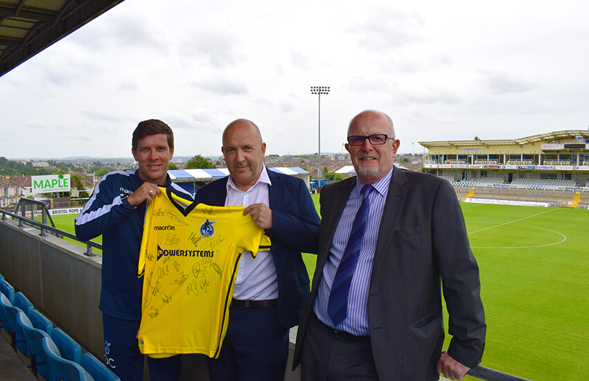 Powersystems Visits Bristol Rovers FC
