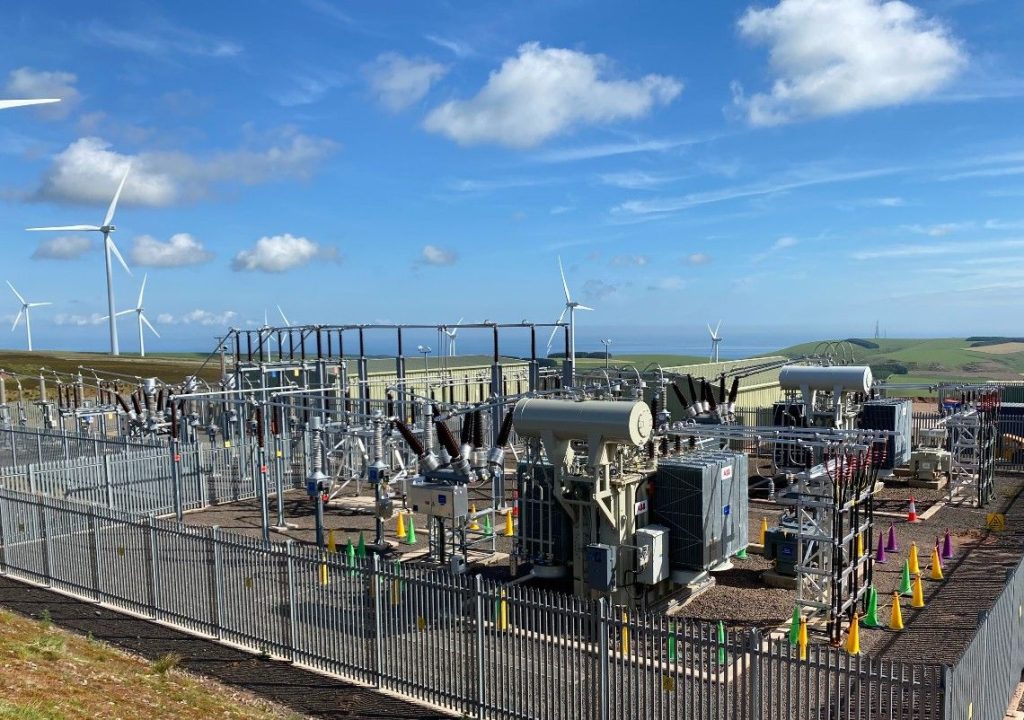 Powersystems Wind Farm Sub Station Design and build - Wind Farm Project Aikengall II