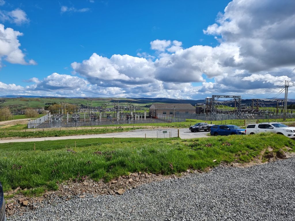 Wind Farm Electrical Contractors, Pines Burn Sub Station